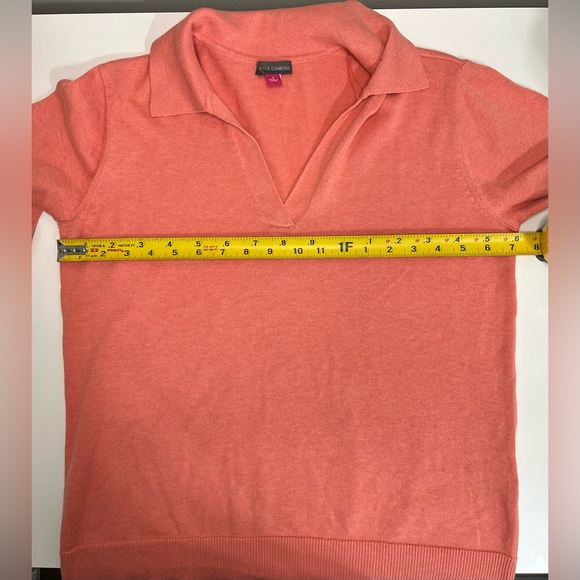Vince Camuto Ladies Pullover Collared Lightweight Sweater
Ocean Coral S Small - Picture 4 of 8